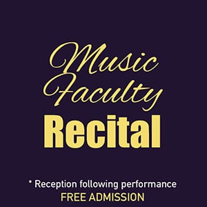 Music Faculty Recital (May 2nd) @ SF High School of the Arts