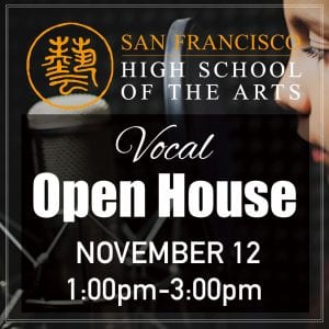 Vocal Open House @ 1-3pm